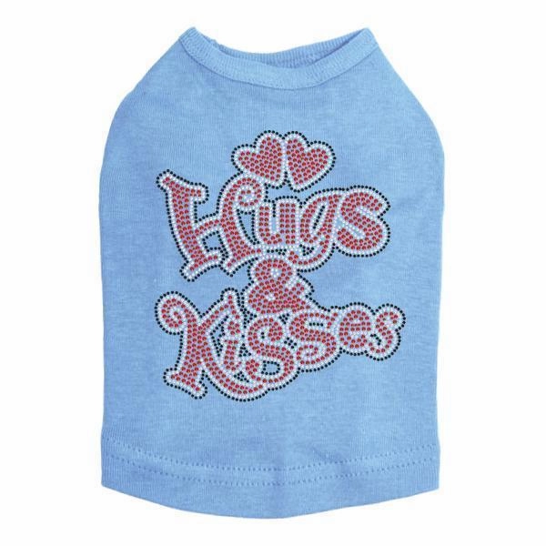 Hugs And Kisses Rhinestone Dog Tank