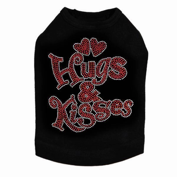 Hugs And Kisses Rhinestone Dog Tank