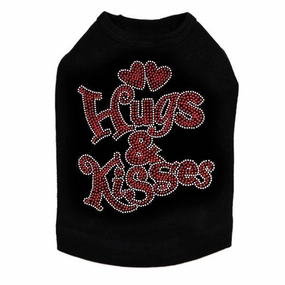 Hugs And Kisses Rhinestone Dog Tank