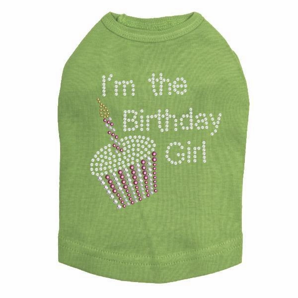 I'm The Birthday Girl Rhinestone Dog Tank