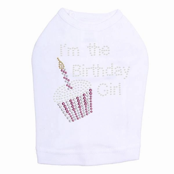I'm The Birthday Girl Rhinestone Dog Tank