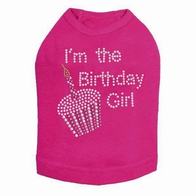 I'm The Birthday Girl Rhinestone Dog Tank