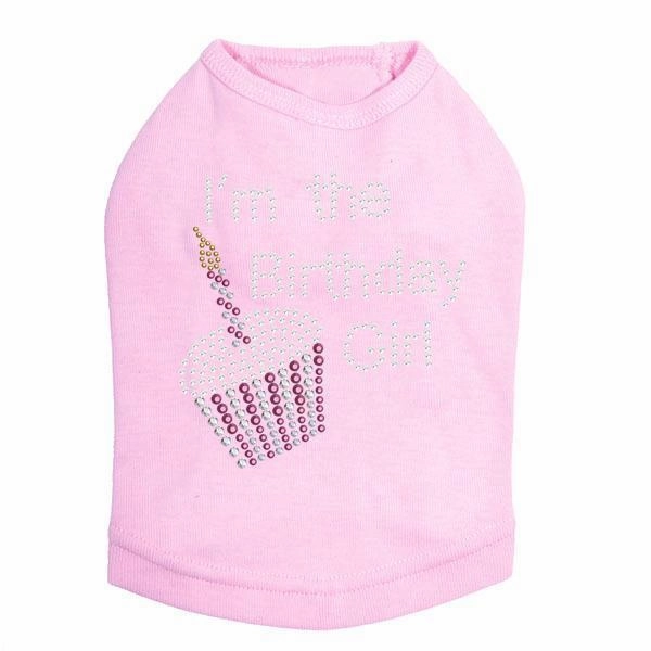 I'm The Birthday Girl Rhinestone Dog Tank