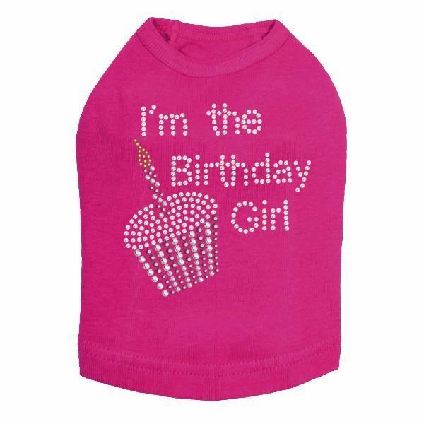 I'm The Birthday Girl Rhinestone Dog Tank