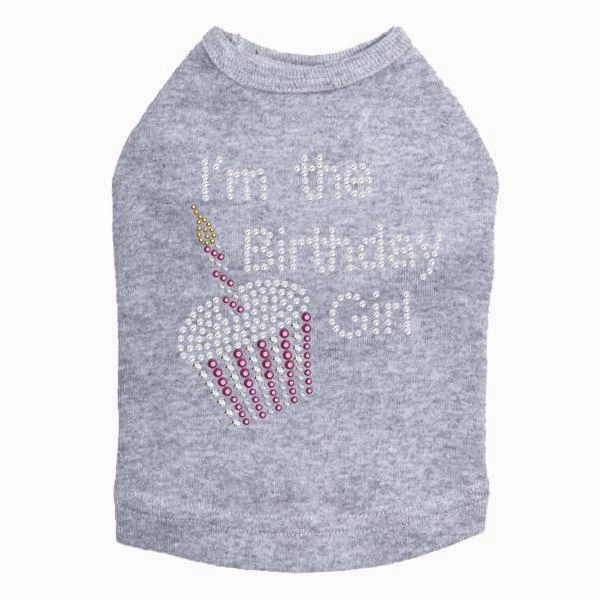 I'm The Birthday Girl Rhinestone Dog Tank
