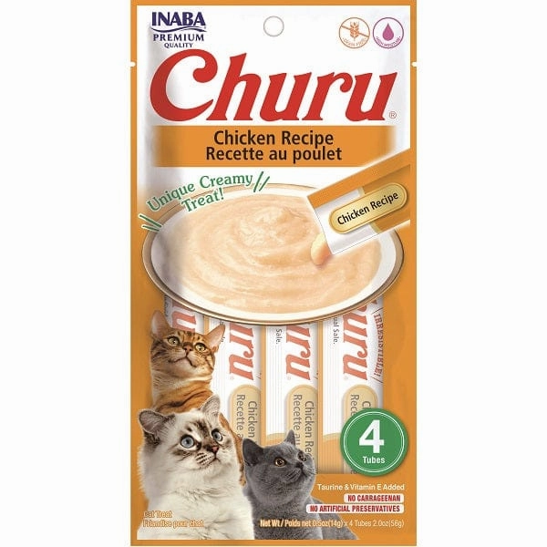 Inaba Churu Chicken Recipe Creamy Pure Cat Treat