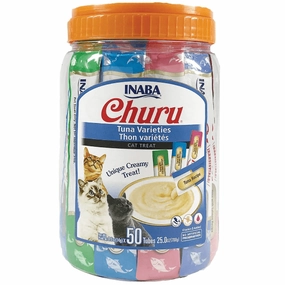 Inaba Churu Tuna Recipe Creamy Pure Cat Treat Variety Jar