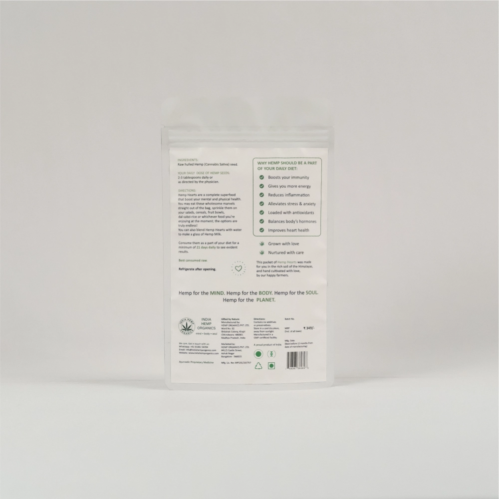 India Hemp Organics Hemp Hearts for Dogs and Cats