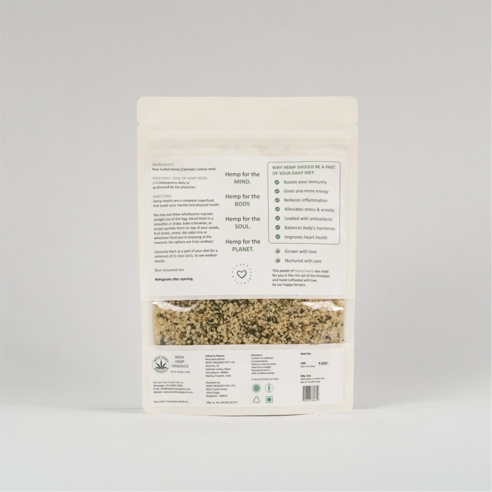 India Hemp Organics Hemp Hearts for Dogs and Cats