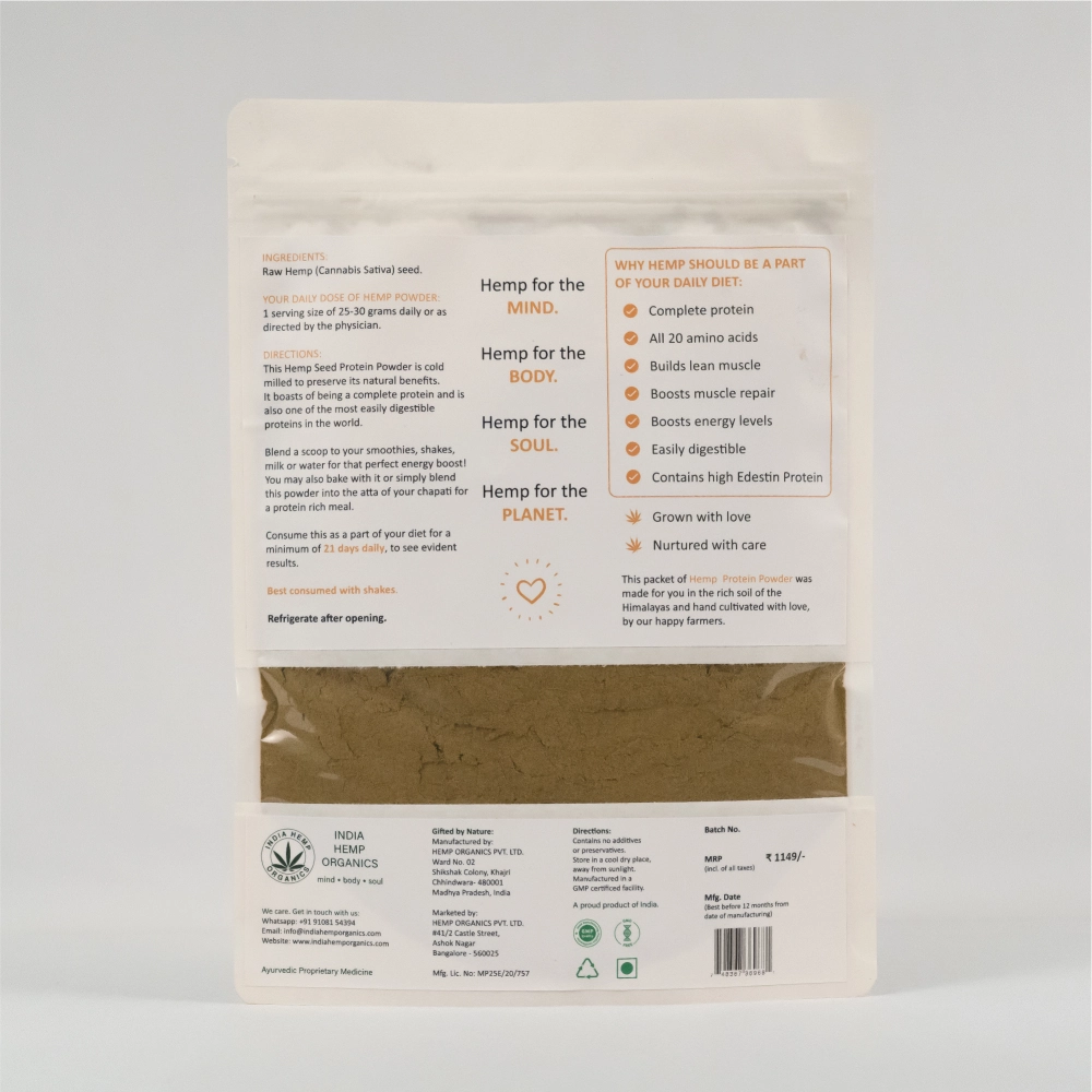 India Hemp Organics Hemp Protein Powder for Dogs and Cats