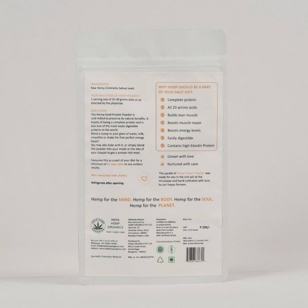 India Hemp Organics Hemp Protein Powder for Dogs and Cats