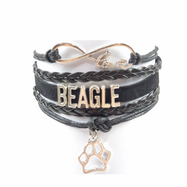 Infinity Love Beagle Bracelet