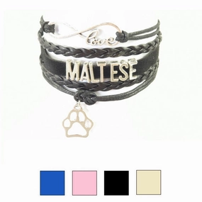 Infinity Love Maltese Bracelet