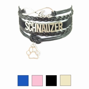Infinity Love Schnauzer Bracelet