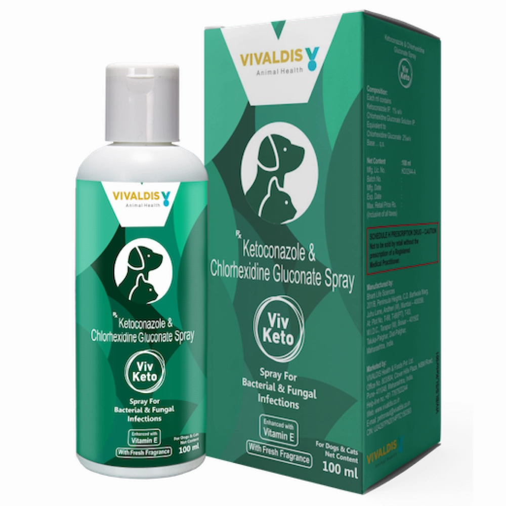 Intas Kiskin Lotion (100mL) And Vivaldis Viv Keto Spray (100ml) Combo
