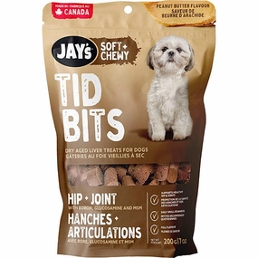Jay's Soft   Chewy Tid Bits Hip & Joint Peanut Butter Dog Treats