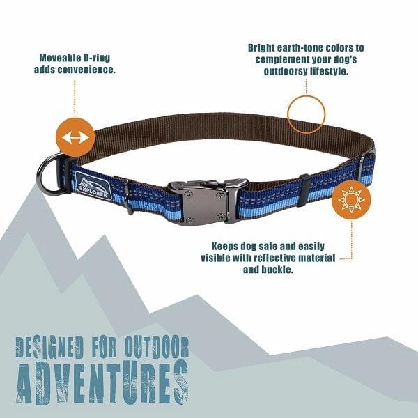 K9 Explorer Reflective Adjustable Dog Collar