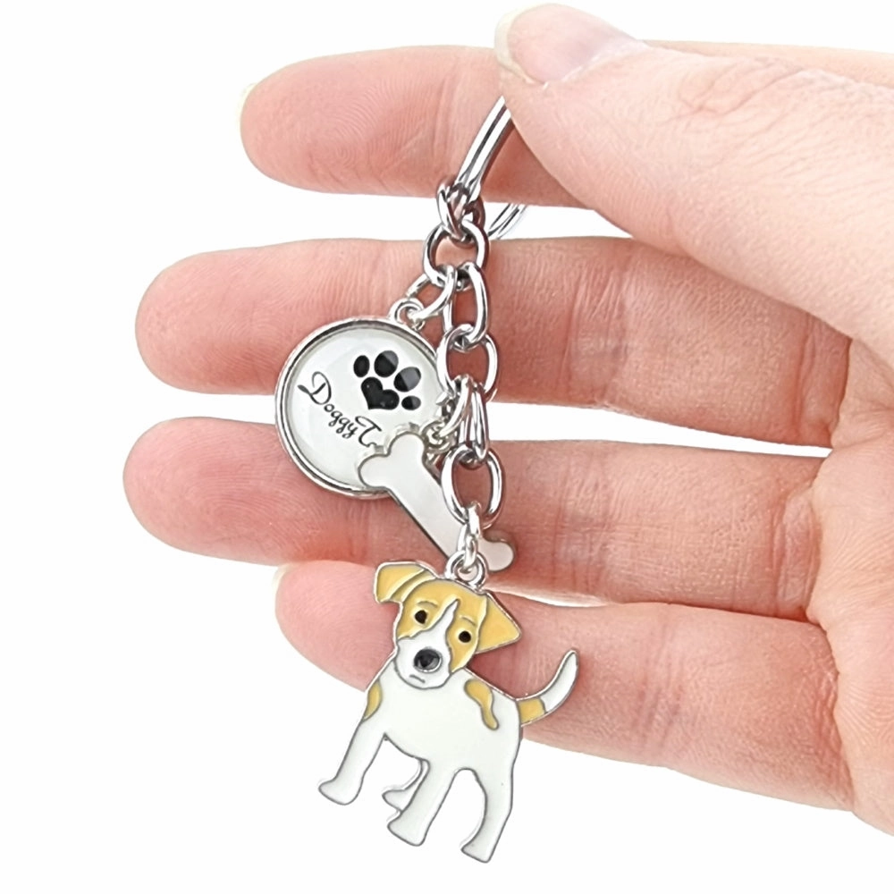 Key Ring Jack Russell