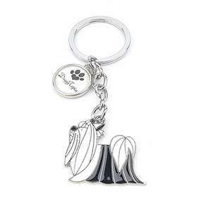 Key Ring Shih Tzu Long Hair