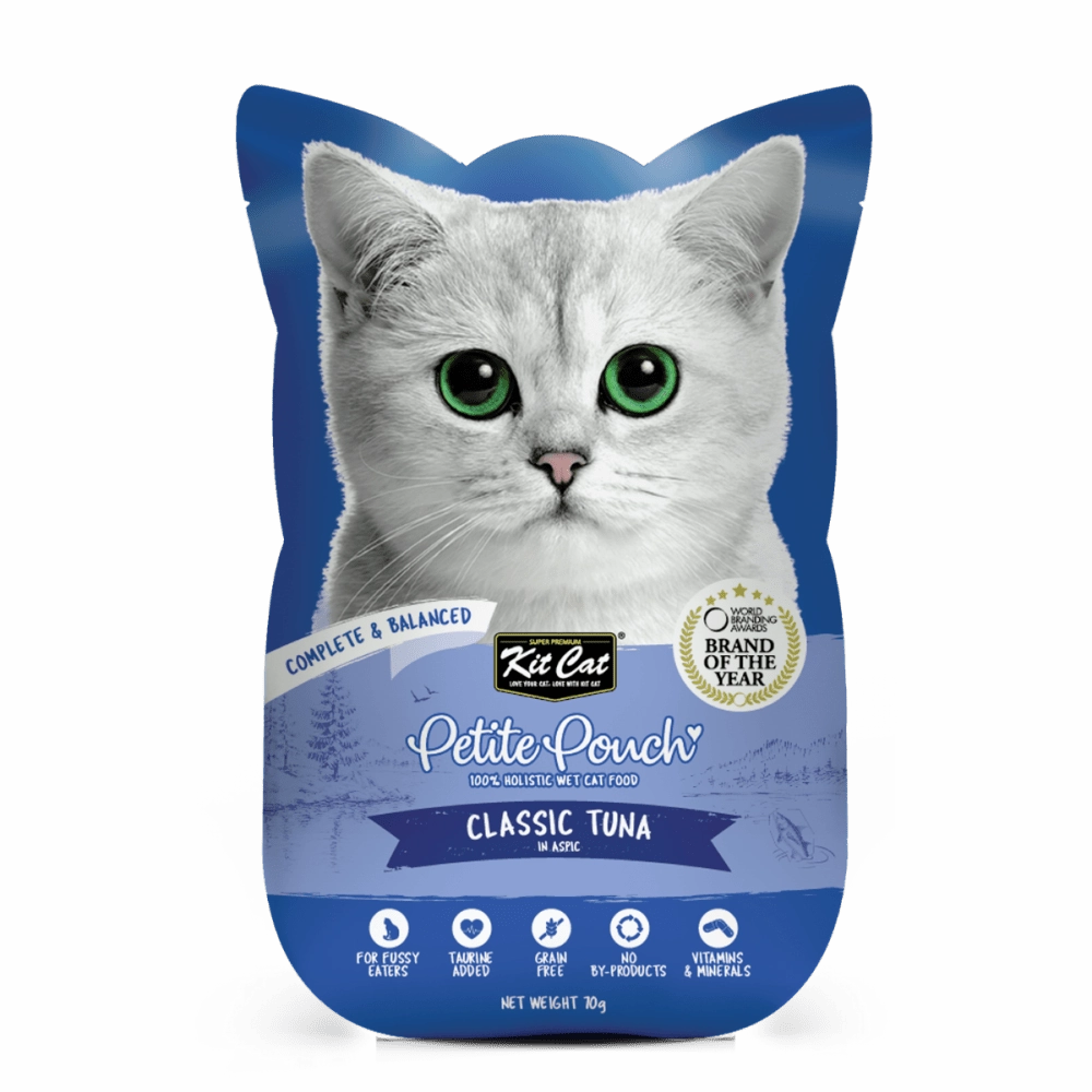 Kit Cat Chicken & Tuna, Chicken & Salmon and Classic Tuna Cat Wet Food Combo