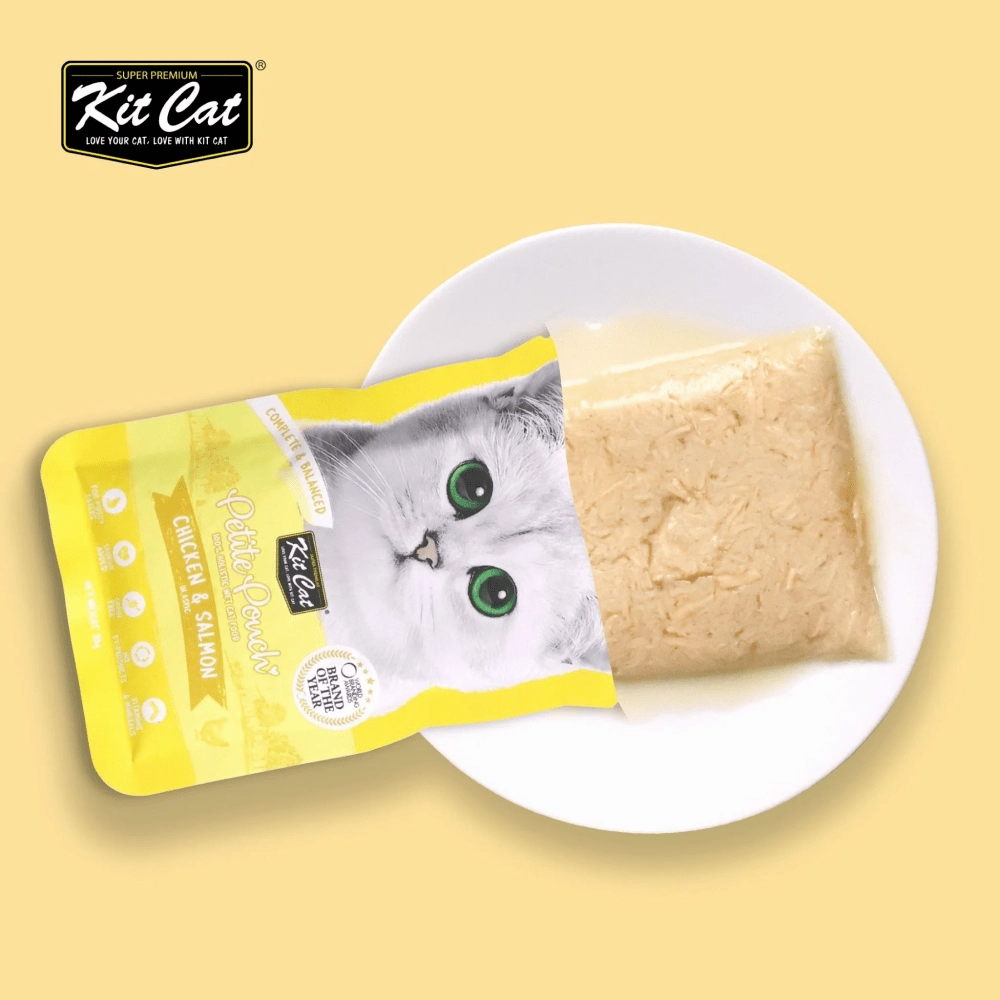 Kit Cat Chicken & Tuna, Chicken & Salmon and Classic Tuna Cat Wet Food Combo