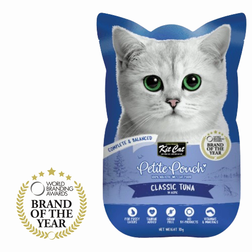 Kit Cat Chicken & Tuna, Chicken & Salmon and Classic Tuna Cat Wet Food Combo