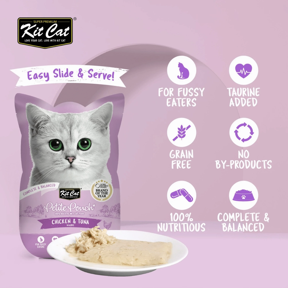 Kit Cat Chicken and Tuna Cat Wet Food