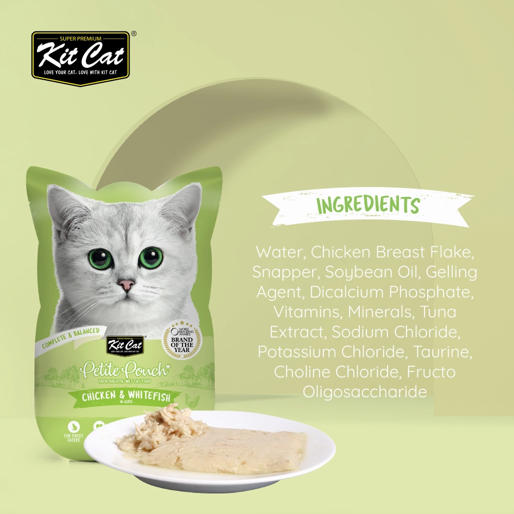 Kit Cat Chicken and Whitefish in Aspic Cat Wet Food
