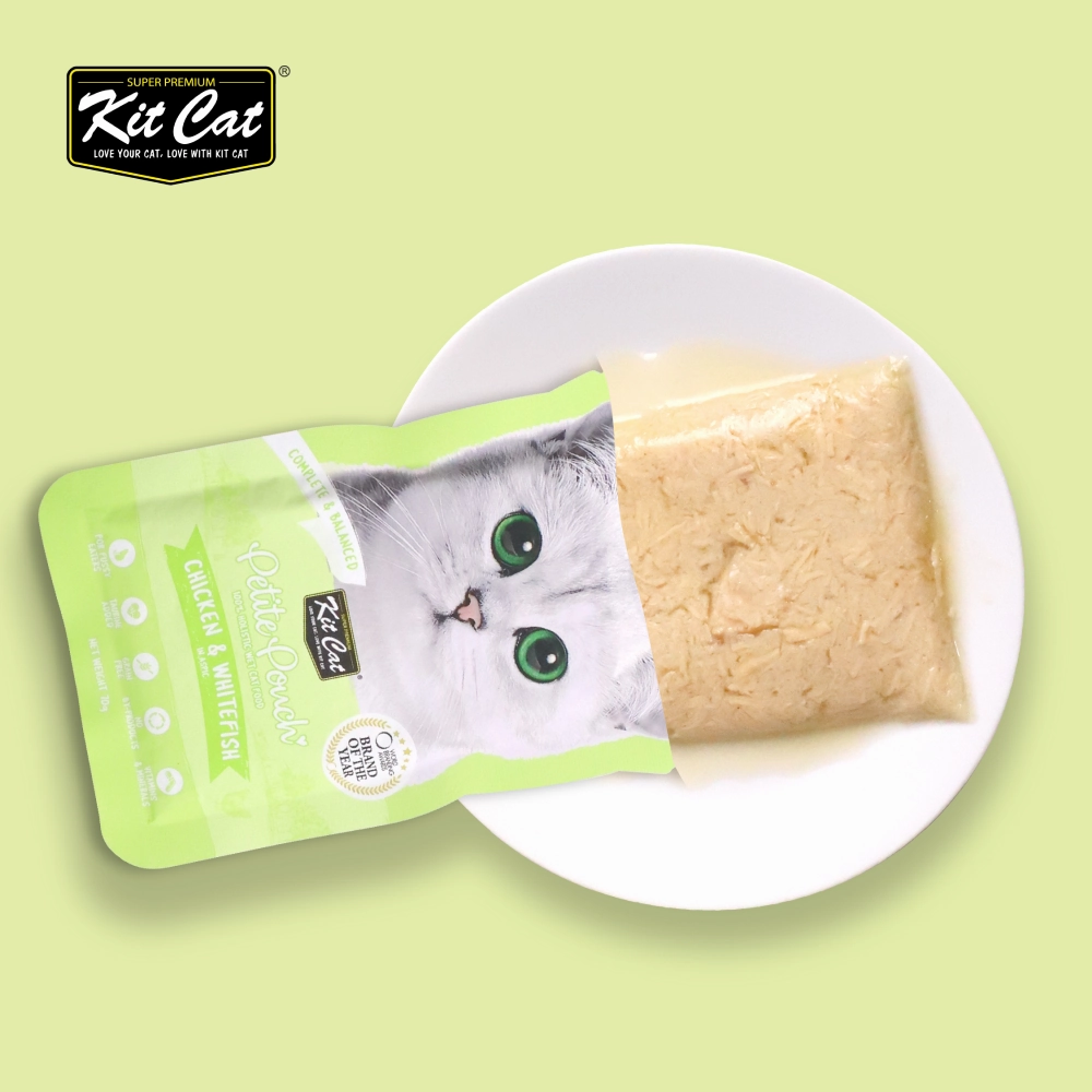 Kit Cat Chicken and Whitefish in Aspic Cat Wet Food