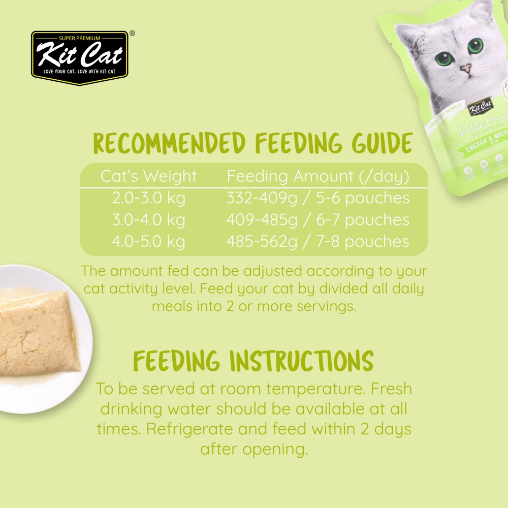 Kit Cat Chicken and Whitefish in Aspic Cat Wet Food