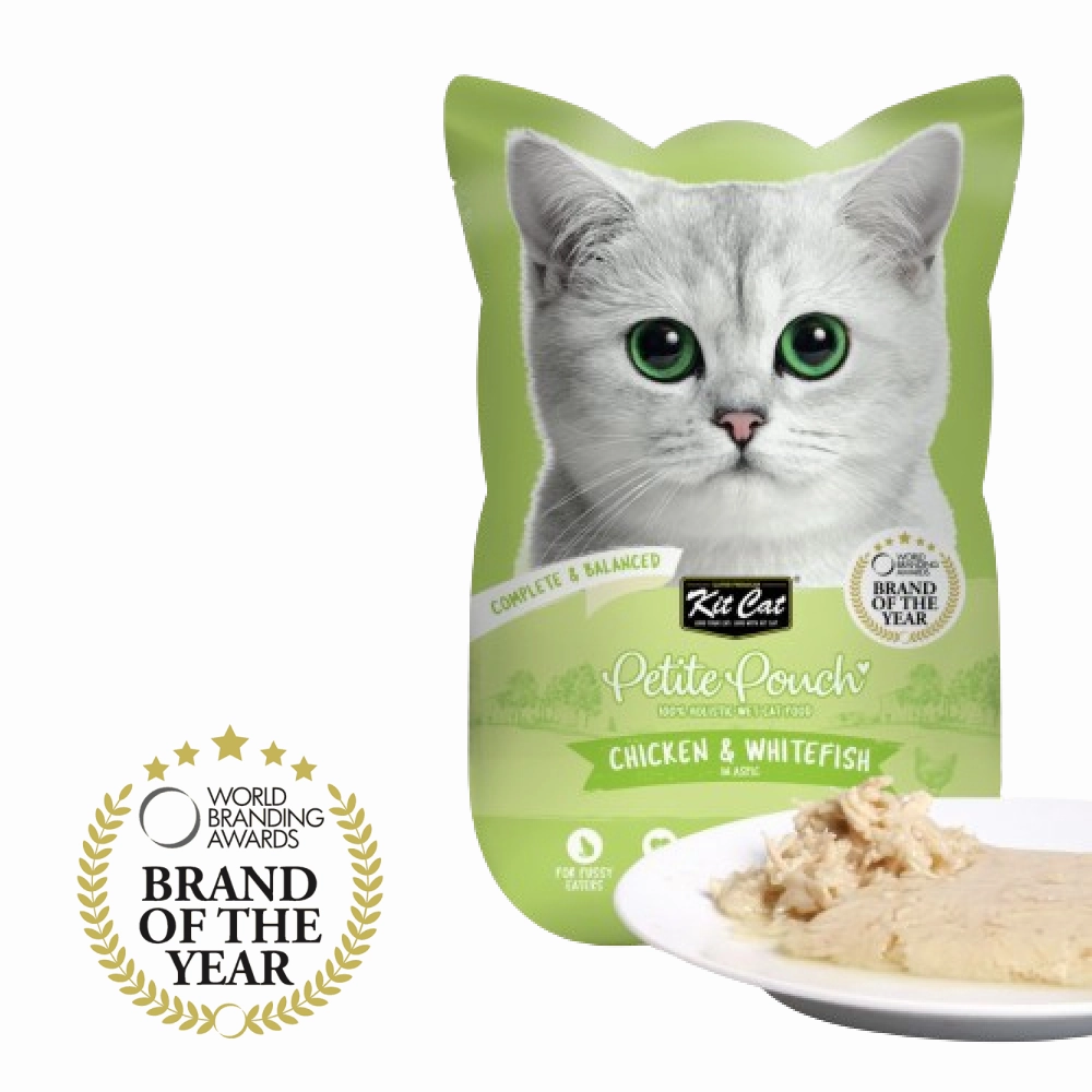 Kit Cat Chicken and Whitefish in Aspic Cat Wet Food