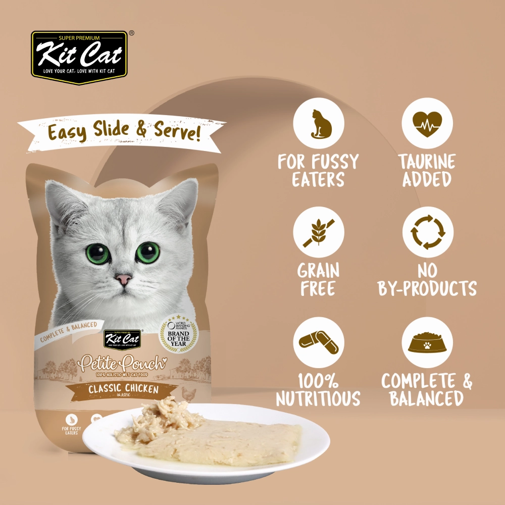 Kit Cat Classic Chicken in Aspic Cat Wet Food