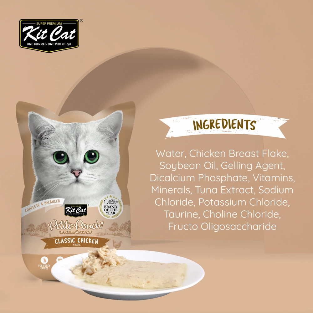 Kit Cat Classic Chicken in Aspic Cat Wet Food