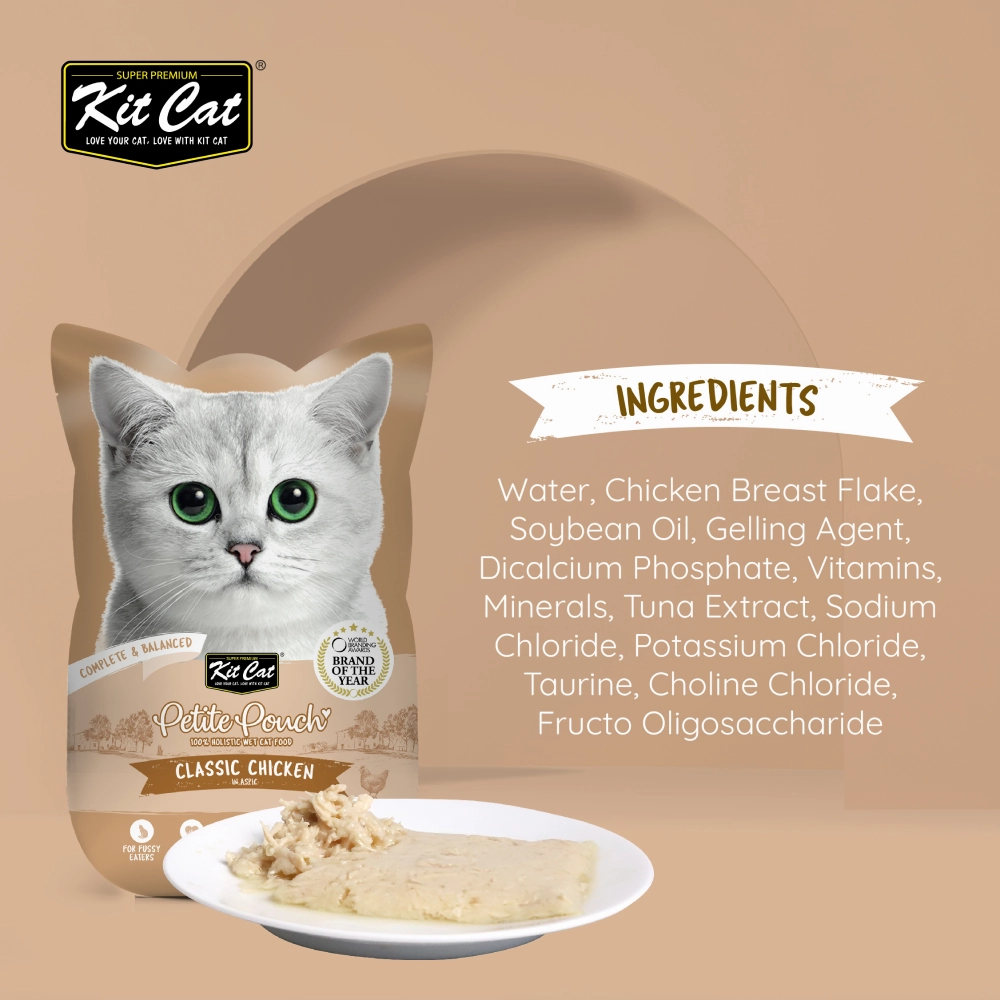 Kit Cat Classic Chicken in Aspic Cat Wet Food