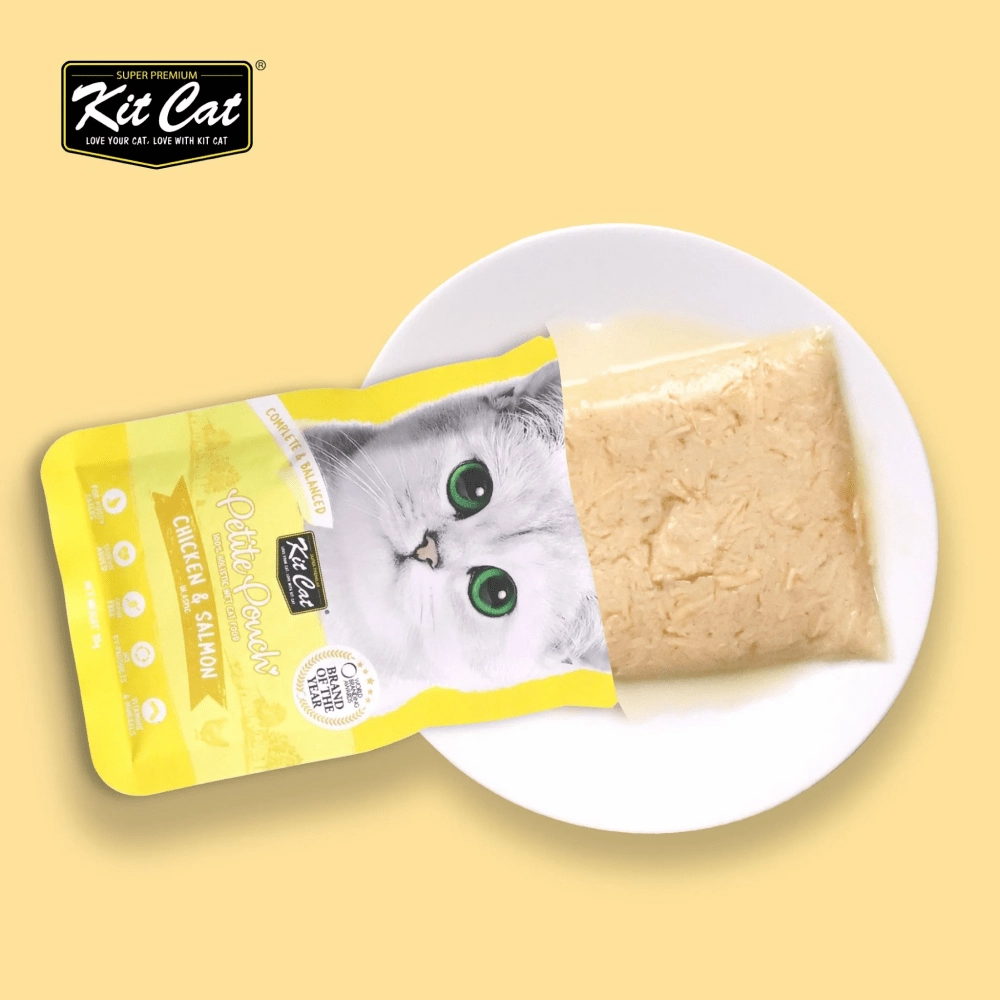 Kit Cat Tuna & White Fish, Chicken & Salmon and Chicken & Tuna Cat Wet Food Combo