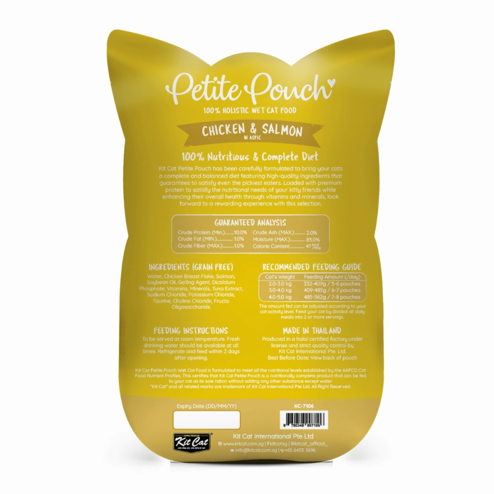 Kit Cat Tuna & White Fish, Chicken & Salmon and Classic Tuna Cat Wet Food Combo