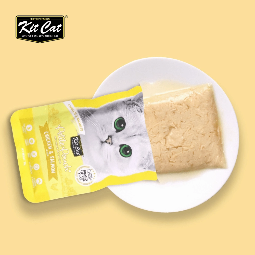 Kit Cat Tuna & White Fish, Chicken & Salmon and Classic Tuna Cat Wet Food Combo