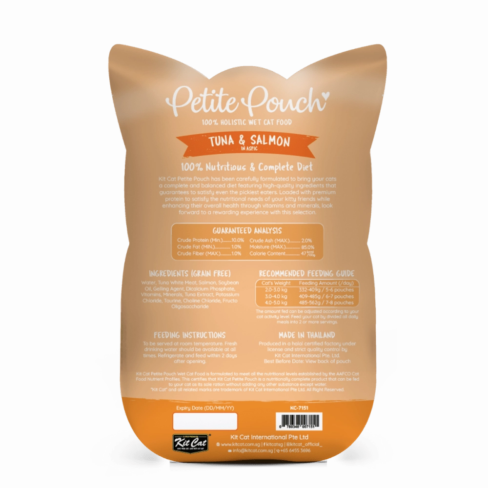 Kit Cat Tuna and Salmon Fish and Tuna and White Fish Cat Wet Food Combo