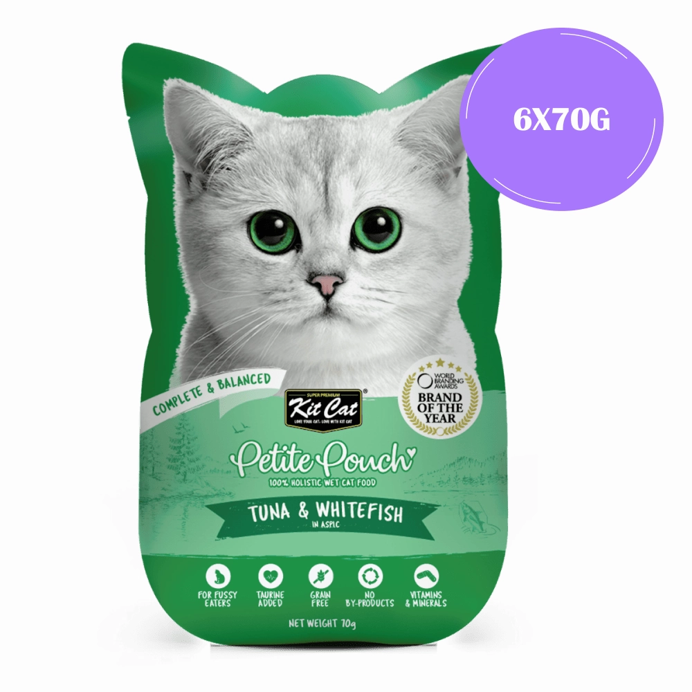 Kit Cat Tuna and White Fish Cat Wet Food