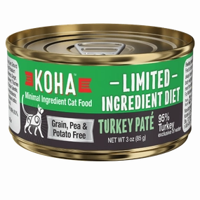 KOHA LID Turkey Pt Canned Cat Food, 3oz