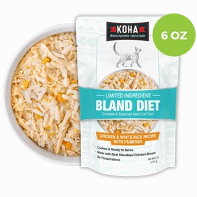 KOHA Limited Ingredient Bland Diet Chicken & White Rice Recipe for Cats