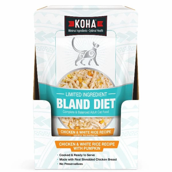 KOHA Limited Ingredient Bland Diet Chicken & White Rice Recipe for Cats