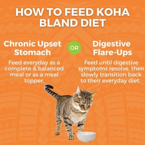 KOHA Limited Ingredient Bland Diet Chicken & White Rice Recipe for Cats