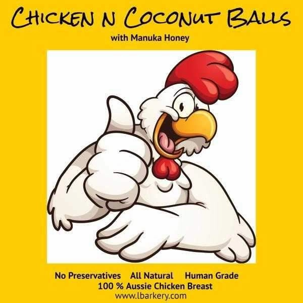 L'Barkery Chicken & Coconut Balls