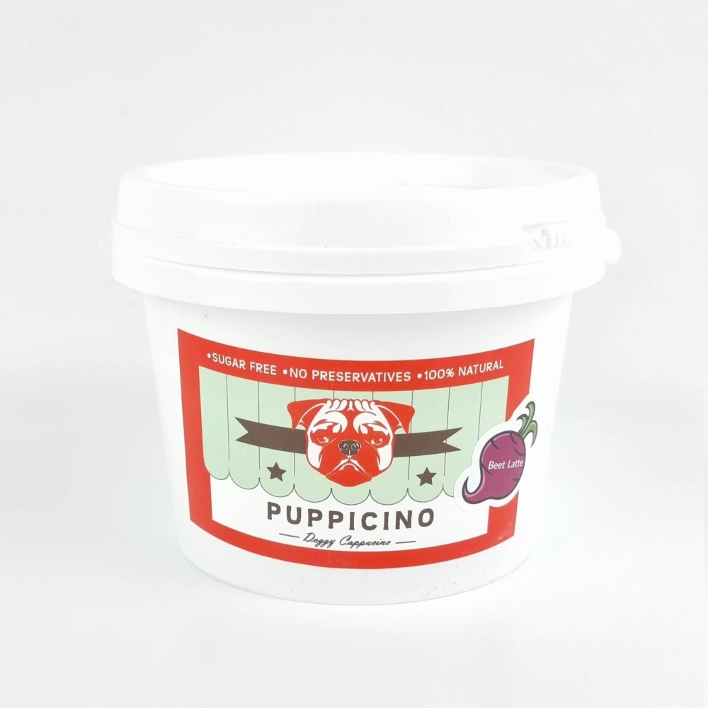 L'Barkery Puppicino Bulk Tub - Beet Latte (20 serves)