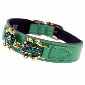 Leap Frog Collection Dog Collar Kelly Green