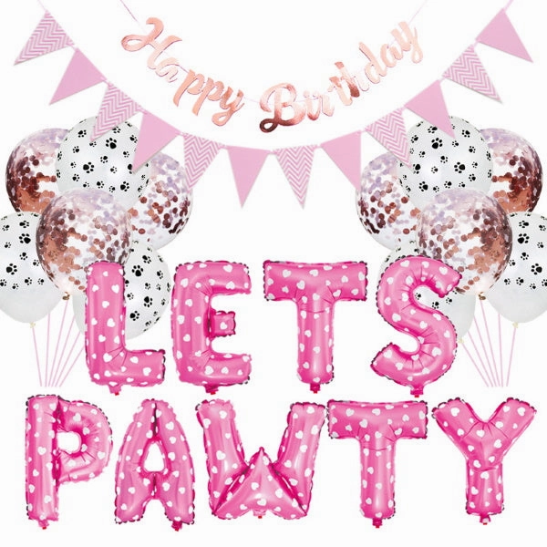 Lets Pawty Party Pack - Pink (34pcs)