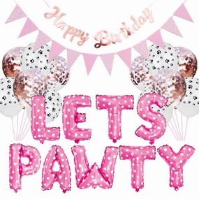 Lets Pawty Party Pack - Pink (34pcs)