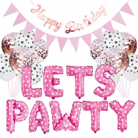 Lets Pawty Party Pack - Pink (34pcs)
