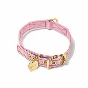 Light Pink Cotton Canvas Dog Collar XSmall